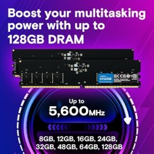 Vuralsin38 Ram 32GB Ddr5 5600MHZ (Veya 5200MHZ Veya 4800MHZ) Masaüstü Bellek CT32G56C46U5