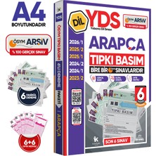 2026 YDS Arapça ÖSYM Tıpkı Basım Çıkmış Soru Deneme Paketi Dijital Çözümlü 6lı Fasikül SETİ