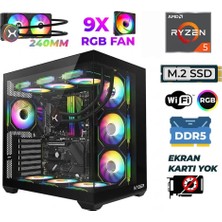 Xaser Raze X250 Ryzen 5 7500F 16GB Ddr5 Ram 512GB M.2 Nvme SSD Hazır Tavsiye Sistem