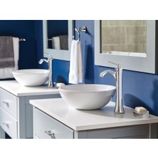4507BN Wynford One-Handle Yüksek Arc Gemi Banyo Musluk, Fırçalanmış Nikel