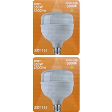 Avarson (2 Adet) Osaka 60W (350W) Sarı Işık E27 Duylu (Kalın Duy) LED Torch Ampul