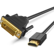Vuralsin38 HDMI DVI 1080P Çift Yönlü Görüntü Aktarma Kablosu, 1.5 Metre