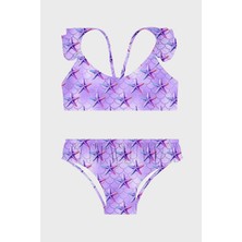 Slipstop Delicate Kolay Kuruyan Uv Korumalı Fırfırlı Bikini Kız Çocuk Bikini SB2611000105