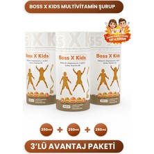 Asko Boss X Kids - Kalsiyum, Magnezyum, L-Arjinin, Çinko, Vitamin D3 İçeren Çocuk Multivitamin Takviyesi