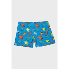Slipstop Austin Desenli Normal Bel Boxer Mayo Short Erkek Çocuk Mayo Short SR2631000009