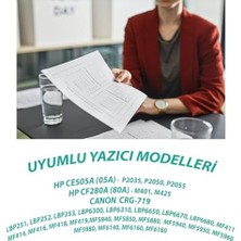 Vuralsin38 Ysy CE505A P2035 P2050 P2055 2700(2.7K) Sayfa Verimli Muadil Toner (Siyah)