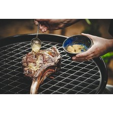 Gurme Barbekü Izgara 480, Dökme Demir Barbekü Izgarası, Mühür Deseni, 480 Serisi Barbekülerle Uyumlu