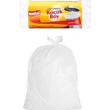 Küçük Boy Çöp Poşeti 30'lu 40X50 Cm, Sızdırmaz ve Yırtılmaz, Ekonomik Küçük Boy Çöp Torbası, Geri Dönüştürülebilir Atık Torbası, Doğa Dostu, Sürdürülebilir, Güçlü ve Dayanıklı Çöp Poşeti