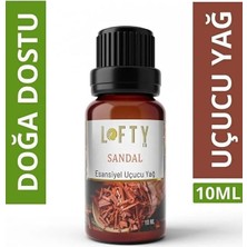 Lofty Sandal Ağacı Saf Uçucu Yağ (10ML) -%100 Doğal Esansiyel Yağ | Uyku, Rahatlama ve Aromaterapi Için Buhurdanlık ve Difüzör Yağı