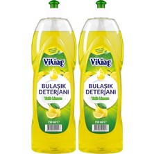 Sıvı Bulaşık Deterjanı Limon Kokulu 750 ml 1 Adet 2li Paket