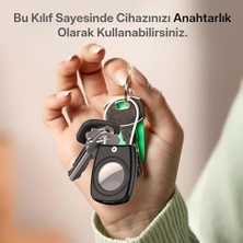 Vuralsin38 Için Darbeye Karşı Dayanıklı ve Kaybolmaya Karşı Güvenli Metal Halat ile Asılabilir Kılıf (Beyaz)