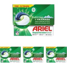 Ariel Pods Kapsül Çamaşır Deterjanı Baz 12'li 4lü Paket