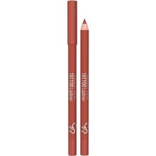 Vuralsin38 Golden Rose Tattoo Lipliner - Suya Dayanıklı Uzun Süre Kalıcı Dudak Kalemi NO:202 Pinky Nude