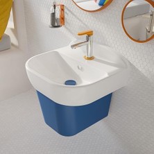 Sento A42666 Çocuk Lavabo Bataryası, Krom - Sarı