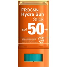 Vuralsin38 Procsın Hydra Sun Stick Spf 50+ Güneş Kremi, Leke Karşıtı & Bariyer Güçlendirici Güneş Koruyucu, & Shea Yağlı, Tüm Cilt Tipleri Için, 20 gr