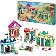 Die Grup LEGO ǀ Disney Princess: Disney Prensesi Pazar Macerası 43246-6 Yaş ve Üzeri Çocuklar Için Tiana, Aurora, Sindirella ve Ariel Minifigürü Içeren Yaratıcı Oyuncak Yapım Seti (817 Parça)