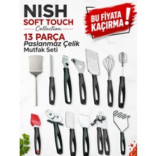 Birpa "nısh Soft Touch Collection" 13 Parça Paslanmaz Çelik Mutfak Seti