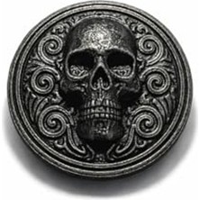 Die Grup Şans Tokenı Kurukafa Tasarımlı – Gotik Şans Parası, Şans Tılsımı, Koleksiyonluk Token, Cepte Taşınabilir Motivasyon Parası