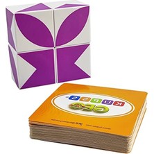 Die Grup Geo Jr. Manyetik Görsel Zeka Küpleri (40 Geometrik Şekil Kartı - Mıknatıslı Küpler)