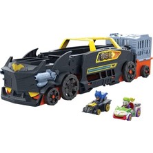Die Grup Hot Wheels Racerverse Ultimate Batman Pist Seti Hot Wheels Racerverse Ultimate Batman Pist Seti, 2 Adet Metal Oyuncak Arabayla 3 Şeritli Yarış Pistine Dönüşen Araç HXN21