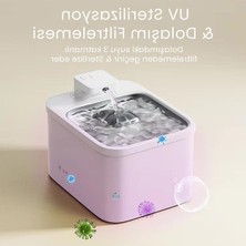 Die Grup Aqua Flow 4l Çelik Hazne Wi-Fi Bataryalı Akıllı Otomatik Kedi Köpek Su Pınarı Su Çeşmesi Su Şelalesi (Ultra Sessiz+Uv Filtre+Akıllı Sensör) [enerji Sınıfı A+]          [enerji Sınıfı A+]