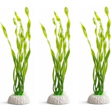 Die Grup 3'lü Plastik Akvaryum Bitkisi 30 cm - PB13