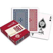 Die Grup Poker Oyun Kartları Nº 18, Standart Endeks, Kırmızı Veya Mavi