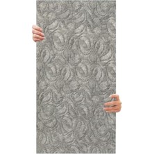 Die Grup Tink 3D Kendinden Yapışkanlı Duvar Kağıdı Yeni Nesil Akustik Keçe Panel Modern Desen 52X98 cm (Açık Gri, 10 Adet 5 M²)