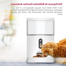 Die Grup Fonri Kedi Köpek Akıllı Mama Kabı, Otomatik, Wifi, 4lt, Uzaktan Kontrol, Porsiyon Ayarlı