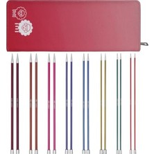 Die Grup Tek Uçlu Örgü Iğnesi Seti, Zing (35 Cm) – 2,50 – 6,00 mm