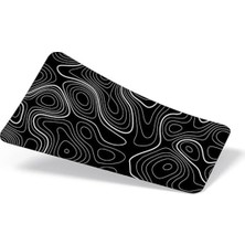 Die Grup Minesk 90X40 cm Xxl Gaming Mouse Pad [high Density Hybrid Kumaş] [kaymaz Taban] [yüksek Çözünürlüklü Baskı] Fare Altlığı Oyuncu Mousepad (Siyah Izohips)