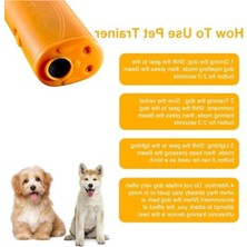 Die Grup Ultrasonik Köpek Kovucu ve Eğitim Cihazı, LED Işıklı, El Tipi, Premium Seri Ergonomik Pilli 9 Volt 150 Desibel Ledli Flaş Ultrasonik Köpek Uzaklaştırıcı Eğitici ve Kovucu