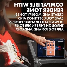 Die Grup Mustang Micro Plus Kulaklık Amplifikatörü, Şarj Edilebilir Pil, Bluetooth Ses Akışı ve 50 Amper ve Efekt Modelleri, 2 Yıl Garantili