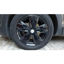 Die Grup Peugeot 3008 ile Uyumlu Jant Kaplama Sticker Set Kolay Uygulama Uzun Ömürlü Estetik Görünüm
