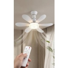 Die Grup Kristal LED Avizeli Tavan Vantilatörü - 30W E27 Duy Pervaneli Lamba - Uzaktan Kumandalı, 6 Kanatlı, 3 Kademeli Hız ve Kısılabilir Işık - Sessiz Çalışan Modern Tavan Fanı          [enerji Sınıfı F]