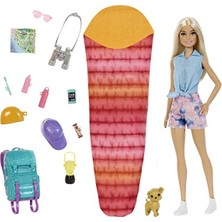 Die Grup Barbie Kampa Gidiyor Oyun Seti Barbie Kampa Gidiyor Oyun Seti, Yavru Köpeği ve 10'dan Fazla Aksesuar, 3-7 Yaş HDF73