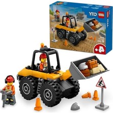 Die Grup LEGO City Sarı Tekerlekli Inşaat Yükleyicisi 60450-4 Yaş ve Üzeri Çocuklar Için Yaratıcı Inşaat Aracı Içeren Oyuncak Yapım Seti, Doğum Günü Hediyesi (81 Parça)