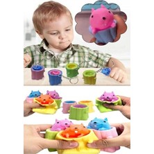 Die Grup Roseroi Sevimli Squishy Sincap Oyuncak Sıkma Bardak Sincap Stres Oyuncağı Kahverengi