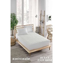 Die Grup Yatak Koruyucu Alez-Mikrofiber Kapitoneli Fitted-Yanı Çarşaflı-Çift Kişilik (160X200)