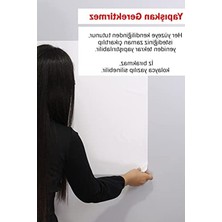 Die Grup Fark Tanıtım Beyaz, 2 Adet Yapışkansız Tutunan, Statik, Inovatif, Pratik Yazı Tahtası, Elektrostatik Kağıt (Centimeters, 100 cm x 120 Cm)