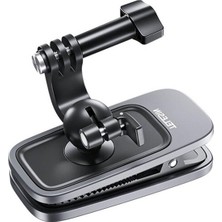 Die Grup Telesin GP-JFM-002 Backpack Clip Aksiyon Kamera Çanta Askı Klipsi (Go Hero, Djı Osmo Action, INSTA360 ile Uyumlu)