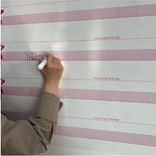 Kılavuz Çizgili Akıllı Kağıt Yazı Tahtası Duvarda Iz Bırakmaz Statik Yeni Müfredata Uygun 100X56CM