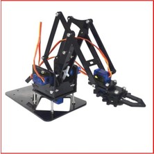 Die Grup Arduino Uyumlu Robot Kol Kiti (Lazer Kesim Vidalar Dahil-Demonte)