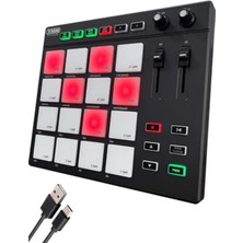 Die Grup Midex Pad Controller-16 Stüdyo Midi Pad Controller (48 Adet Pad Bankası)