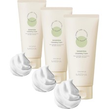 Vuralsin38 Yağlanma Karşıtı, Arındırıcı Temizleme Köpüğü 172ML Creamy Cleansing Foam (Green Tea) (3 Paketi)