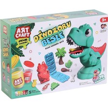 Vuralsin38 Art Dinozoru Besle Oyun Hamur Set 280 gr