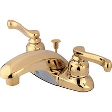 KB8622FL Royale 10,16 cm Orta Set Banyo Bataryası, Cilalı Pirinç