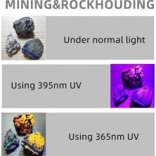 365NM Uv El Feneri Profesyonel Güçlü Işık Evcil Hayvan Idrar Tespiti, Para Kontrol, Akrep Mini Uv Fener