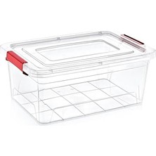Vuralsin38 Smart Box Saklama Kabı 15 Lt Şeffaf