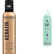 Vuralsin38 Syoss Styling Syoss Keratin Köpük, 250 ml + Taft Köpük Volume 150 ml